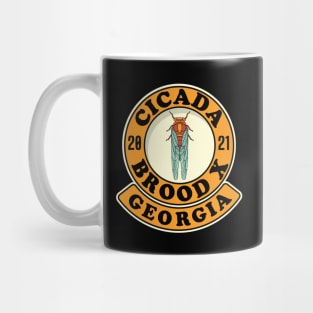 Cicada Brood X 2021 Georgia 17 Year Hatch Mug